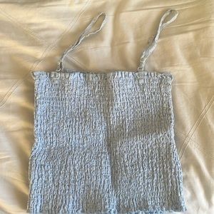baby blue brandy melville tank top